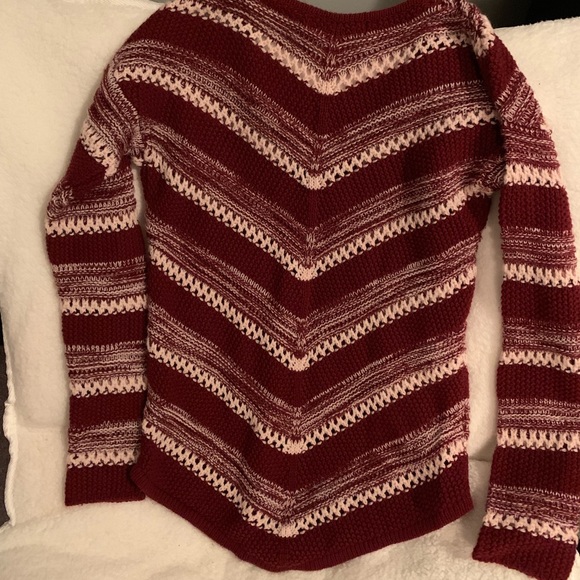 Red Striped Sweater - Picture 5 of 5